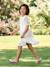Bohemian girl's dress with lace sleeves white - vertbaudet enfant 