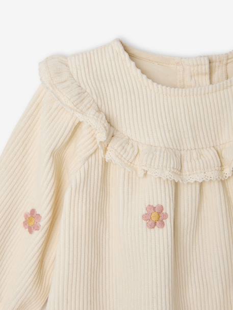 Dress and tights set for newborn vanilla - vertbaudet enfant 