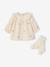 Dress and tights set for newborn vanilla - vertbaudet enfant 