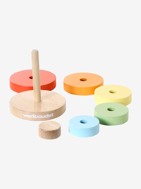 Coffret 5 jouets d’éveil bois FSC® multicolore - vertbaudet enfant 