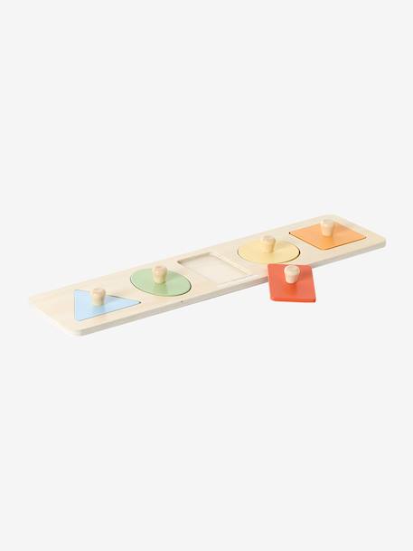 Coffret 5 jouets d’éveil bois FSC® multicolore - vertbaudet enfant 