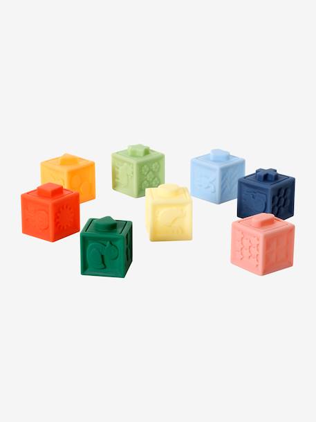 Coffret 5 jouets d’éveil bois FSC® multicolore - vertbaudet enfant 