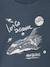 Sweatshirt with front print for boys marl red+marl white+night blue - vertbaudet enfant 