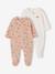 Pack of 2 newborn sleepsuits beige - vertbaudet enfant 