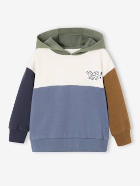 - Colourblock Hoodie for Boys, Basics