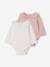 Pack of 2 newborn long-sleeved bodysuits with frilled collar pale pink - vertbaudet enfant 