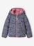 Reversible Lightweight Jacket for Girls anthracite+mauve+pale pink - vertbaudet enfant 
