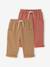 Pack of 2 trousers for baby boys terracotta - vertbaudet enfant 