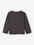 Pack of 3 long-sleeved girls' fancy t-shirts anthracite+coral+ecru+grey blue+indigo+mauve+rose - vertbaudet enfant 
