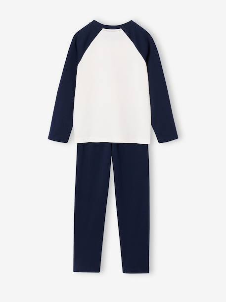 Pack of 2 pyjamas for boys grey blue - vertbaudet enfant 