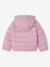 Lightweight hooded puffer jacket for girls grey green+lilac+navy blue+plum+rose - vertbaudet enfant 