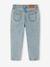Girls' embroidered floral Mom jeans blue+light blue+medium blue - vertbaudet enfant 