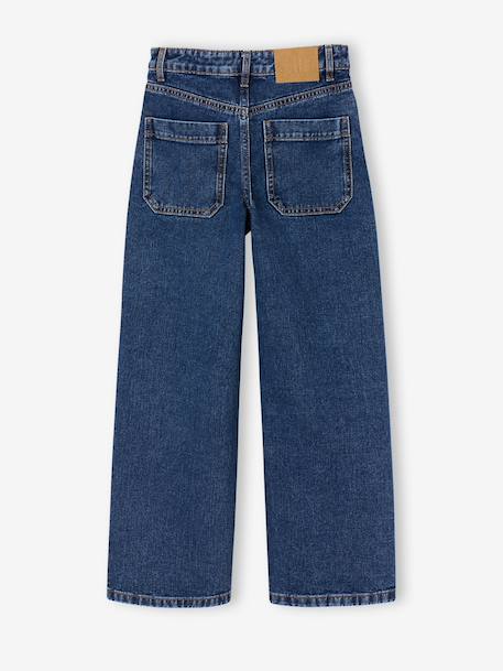 Loose-Fit Jeans for Girls, JONEN deep blue+denim grey+medium blue - vertbaudet enfant 