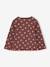 Pack of 3 long-sleeved girls' fancy t-shirts anthracite+coral+ecru+grey blue+indigo+mauve+rose - vertbaudet enfant 
