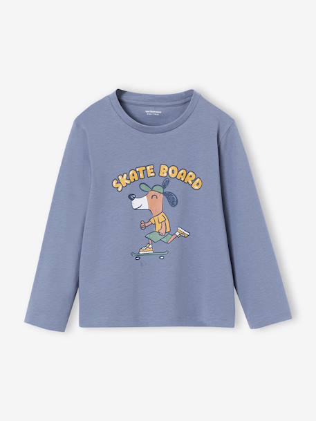 Pack of 2 pyjamas for boys grey blue - vertbaudet enfant 
