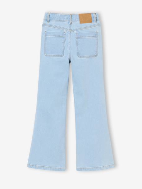 Flared Jeans for Girls, JONEN denim grey+light blue+medium blue - vertbaudet enfant 