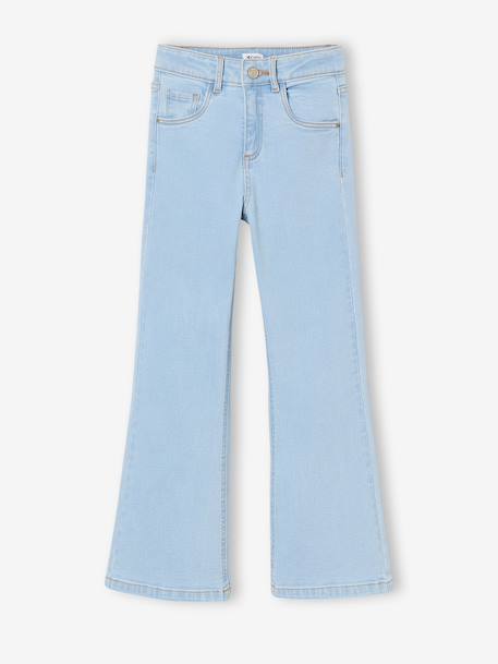 Flared Jeans for Girls, JONEN denim grey+light blue+medium blue - vertbaudet enfant 