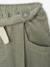 Pantalon fille velours forme loose chocolat+vert de gris+vieux rose - vertbaudet enfant 