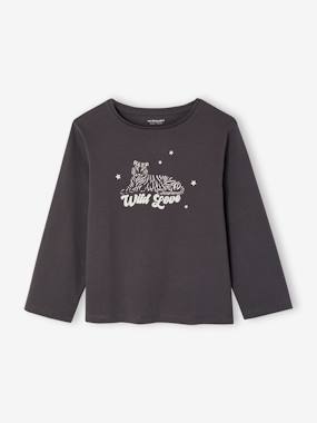 -Lot de 3 t-shirts fille fantaisie manches longues