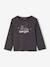 Pack of 3 long-sleeved girls' fancy t-shirts anthracite+coral+ecru+grey blue+indigo+mauve+rose - vertbaudet enfant 