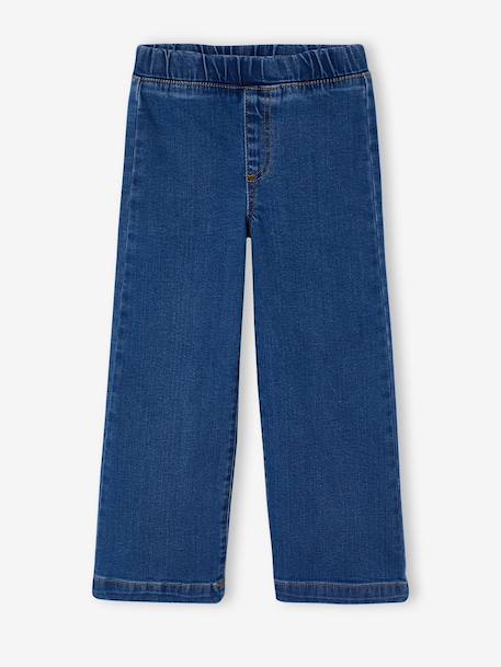 Girls' denim jeggings deep blue+denim grey+light blue+medium blue - vertbaudet enfant 