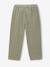Pantalon fille velours forme loose chocolat+vert de gris+vieux rose - vertbaudet enfant 