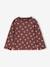 Pack of 3 long-sleeved girls' fancy t-shirts anthracite+coral+ecru+grey blue+indigo+mauve+rose - vertbaudet enfant 