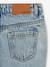 Girls' embroidered floral Mom jeans blue+light blue+medium blue - vertbaudet enfant 