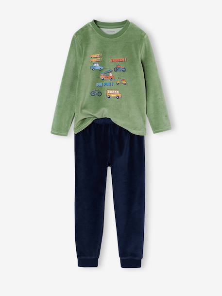 Pack of 2 pyjamas for boys green - vertbaudet enfant 
