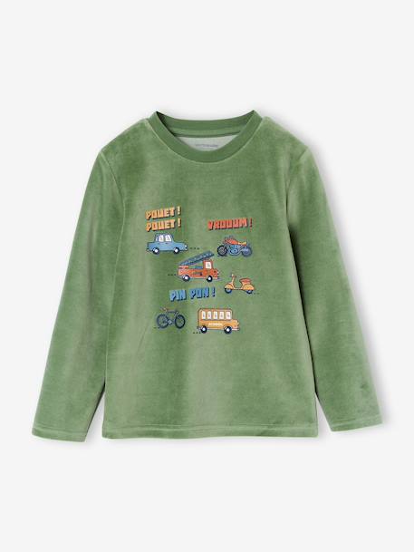 Lot de 2 pyjamas garçon vert - vertbaudet enfant 