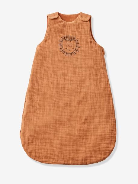 Sleeveless Summer Baby Sleeping Bag, Ethnic, Oeko-Tex® ochre+sage green - vertbaudet enfant 