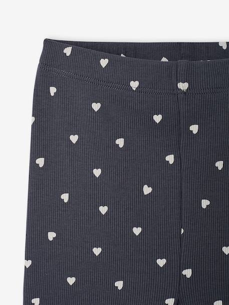 Lot de 3 leggings fille encre+vanille - vertbaudet enfant 