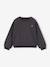 Basics Sweatshirt with Motif for Girls anthracite+coral+peony pink+purple clover+sage+vanilla+violet - vertbaudet enfant 