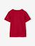 T-shirt garçon personnalisable manches courtes aubergine+blanc+BLEU+jaune pâle+mangue+rouge+sauge - vertbaudet enfant 