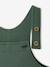 Fleece Dungarees for Babies BLUE DARK SOLID+dark green - vertbaudet enfant 