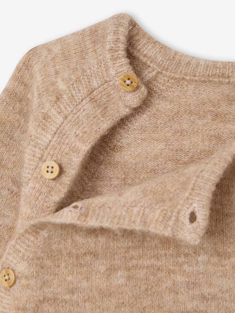Lot de 3 pièces naissance beige chiné - vertbaudet enfant 