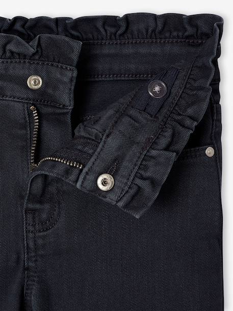 Slim trousers for girls ink blue+mauve - vertbaudet enfant 