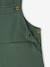 Fleece Dungarees for Babies BLUE DARK SOLID+dark green - vertbaudet enfant 