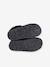 Zip-up textile boots for girls black - vertbaudet enfant 