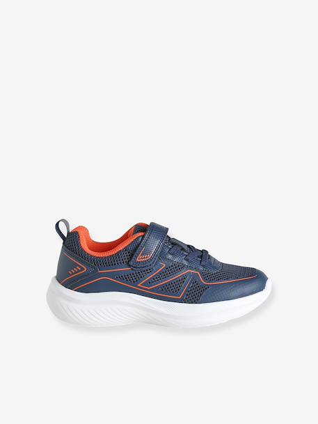 Basket enfant garçon textile à scratch marine - vertbaudet enfant 