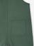 Fleece Dungarees for Babies BLUE DARK SOLID+dark green - vertbaudet enfant 