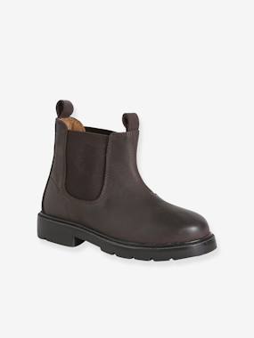 Boots enfant garçon cuir élastiquées - vertbaudet enfant Boots enfant garçon cuir élastiquées - vertbaudet enfant