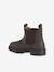 Boots enfant garçon cuir élastiquées brun - vertbaudet enfant 