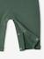 Fleece Dungarees for Babies BLUE DARK SOLID+dark green - vertbaudet enfant 