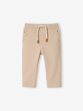-Pantalon en sergé doublé bébé garçon