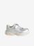 Touch-fastening textile trainers for girls silver - vertbaudet enfant 
