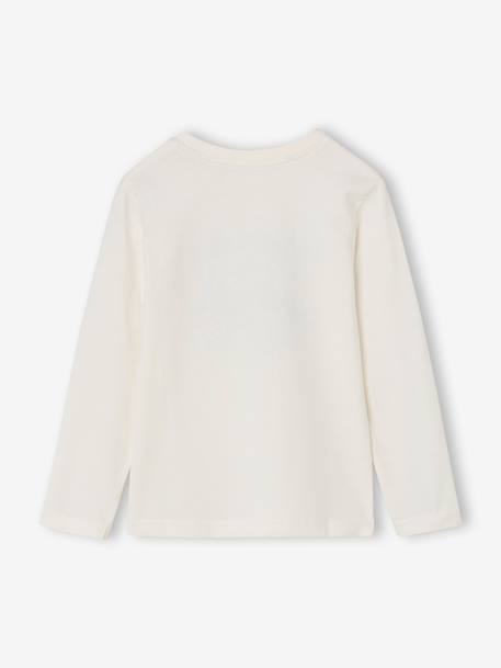 Pack of 3 long-sleeved T-shirts for boys caramel+lilac+rust+sage green - vertbaudet enfant 