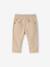 Lined Twill Trousers for Baby Boys beige+Dark Blue+GREEN MEDIUM SOLID+pecan nut - vertbaudet enfant 