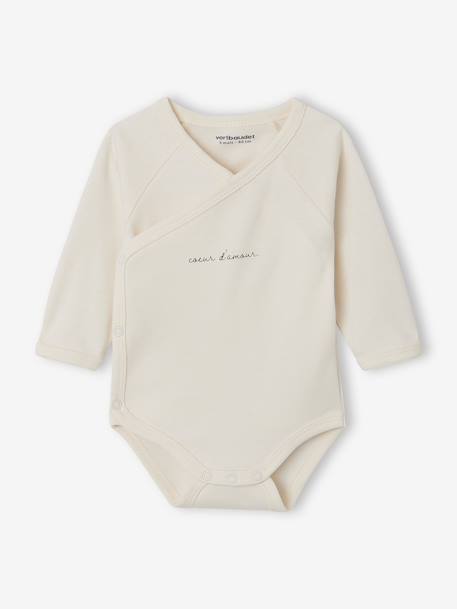 Lot de 3 pièces naissance beige chiné - vertbaudet enfant 