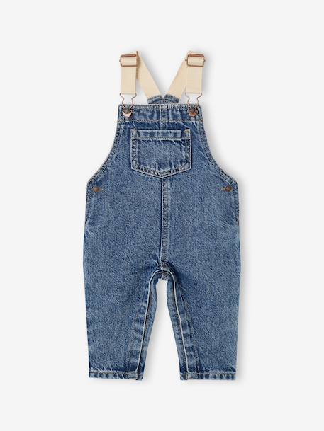 Denim dungarees for baby stone - vertbaudet enfant 